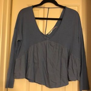 Baby blue blouse